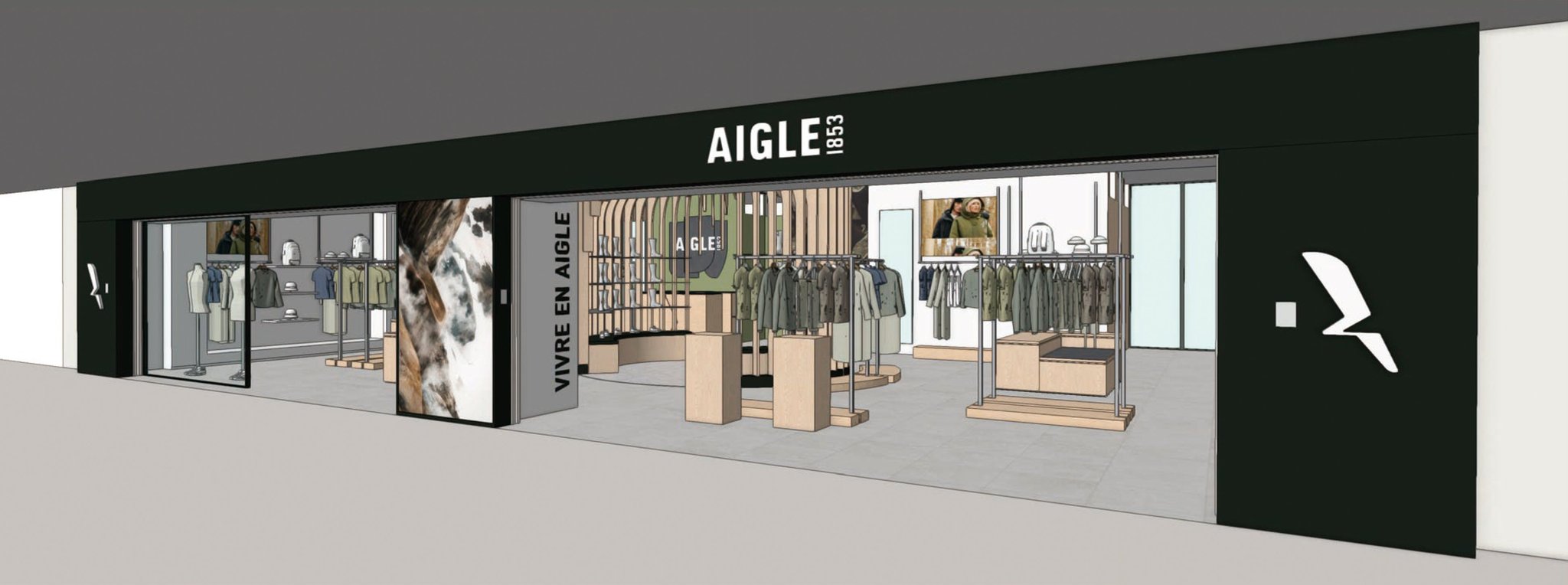 AIGLE JIYUGAOKA MUSE SQUARE店 店内イメージ