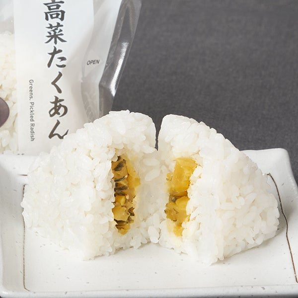 高菜たくあんの断面