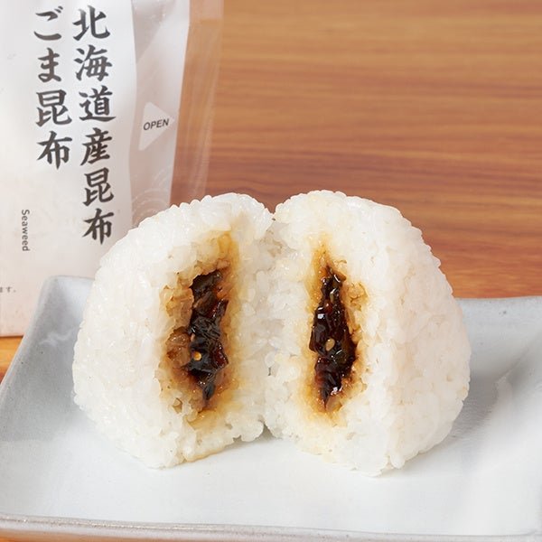 北海道産昆布 ごま昆布の断面