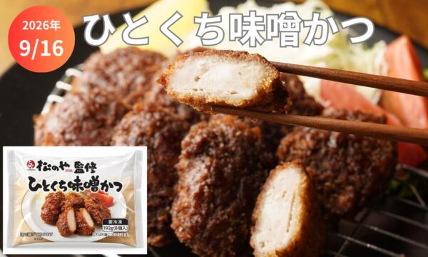 ひとくち味噌かつ