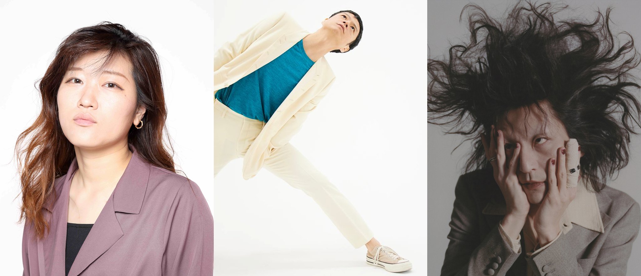 出演者（ヒコロヒー、奇妙礼太郎、志磨遼平）