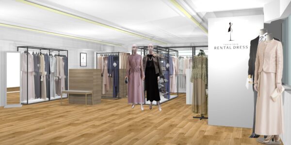 東京ソワールレンタルドレス大宮店 店内イメージ