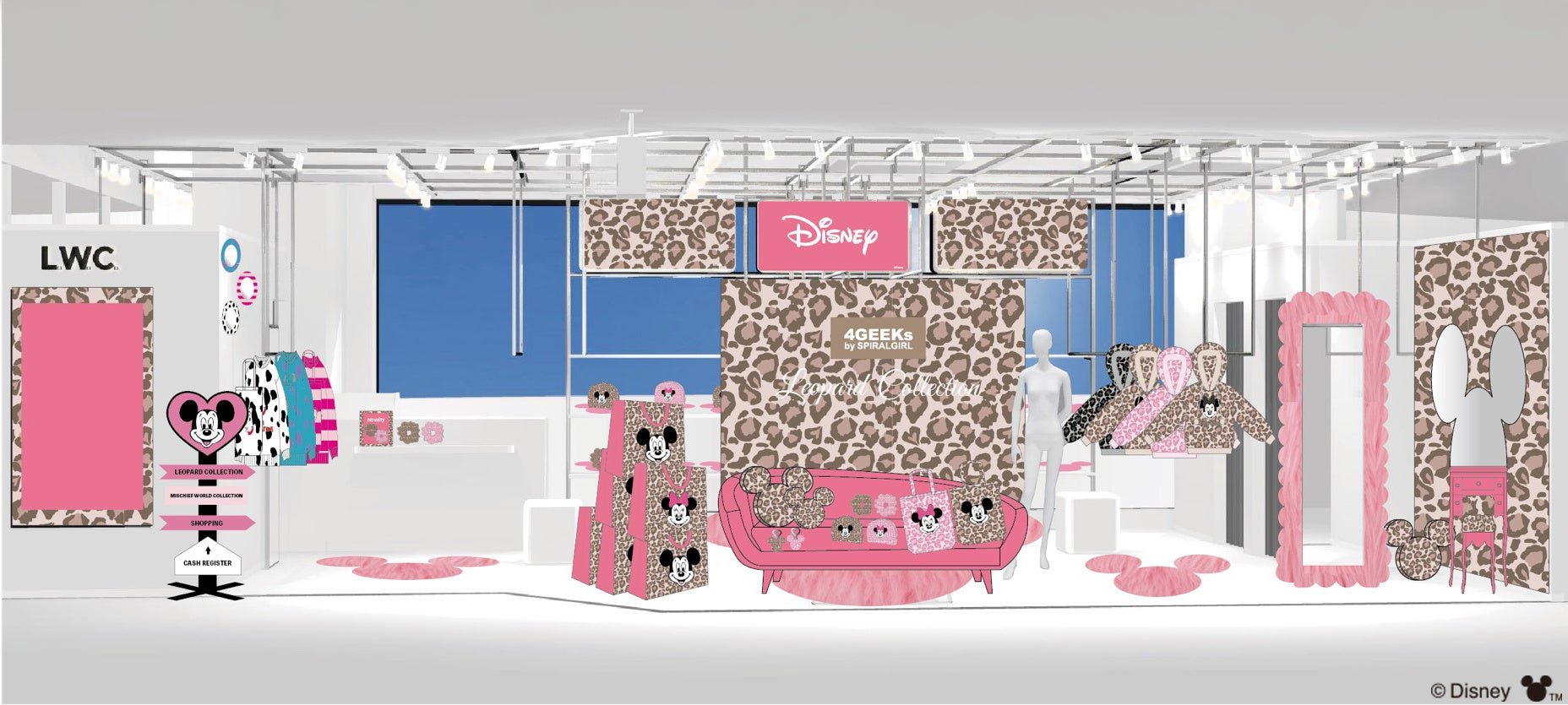 L.W.C. ラフォーレ原宿店の店内イメージ