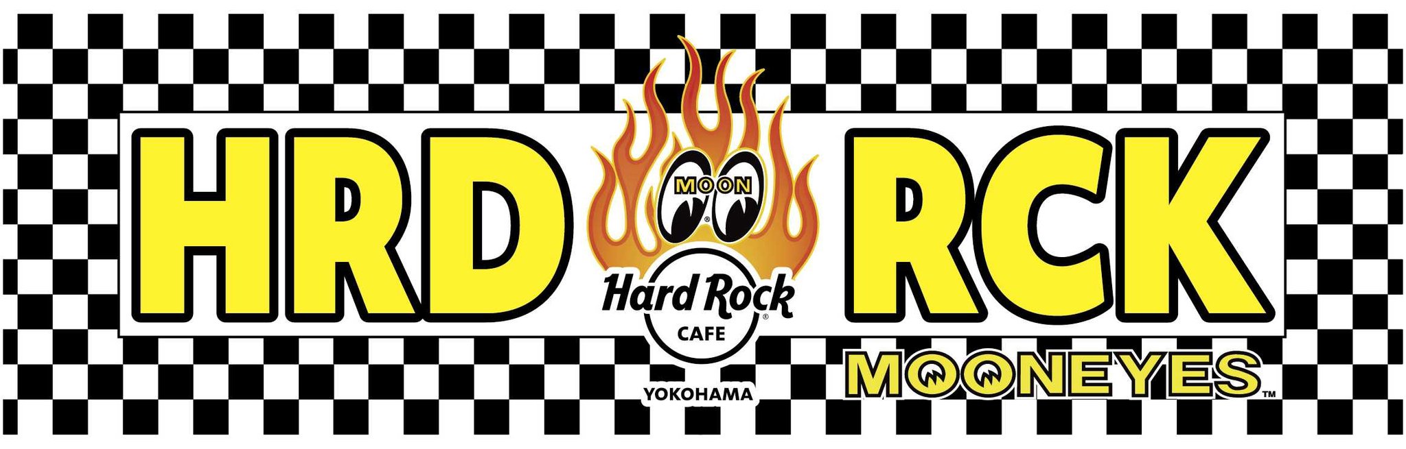 MOONEYES×ハードロックカフェ コラボロゴビジュアル
