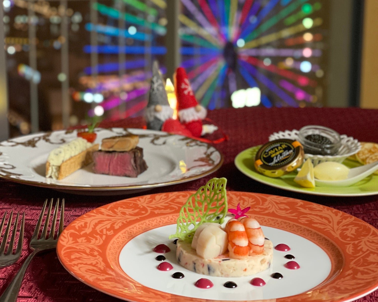 「Celebrate Christmas」のフルコース前菜