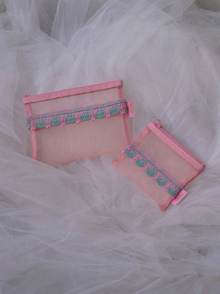 近澤レース店 × stina Ballerina Pouch