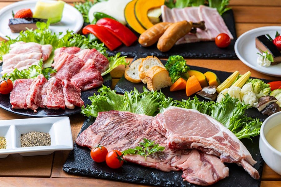 グランピングBBQの食材
