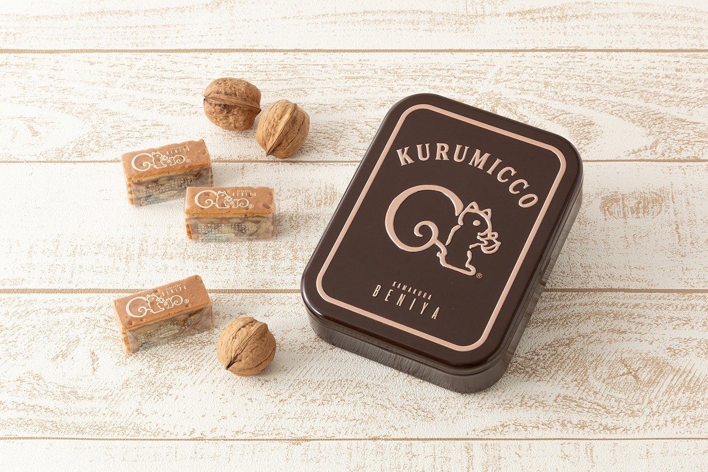 鎌倉紅谷のKURUMICCOの缶と個包装