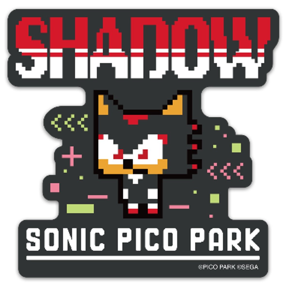 『SONIC PICO PARK』ダイカットステッカー シャドウ