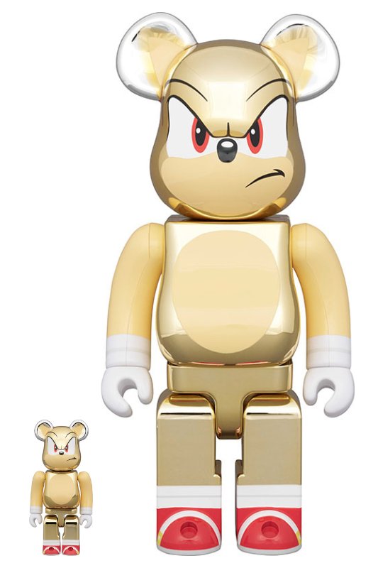 BE@RBRICK SUPER SONIC CHROME Ver. 100% & 400%