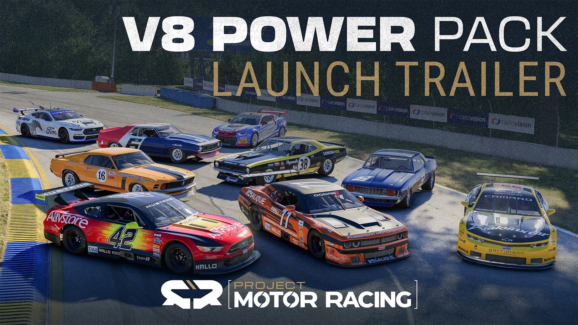 「V8 Power Pack」ローンチトレーラー収録車両