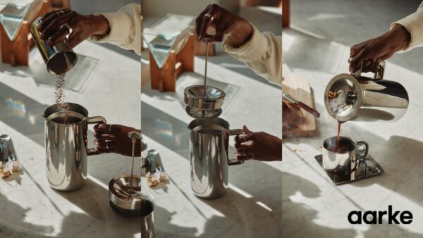 オールステンレス製フレンチプレス「Aarke Coffee Press」
