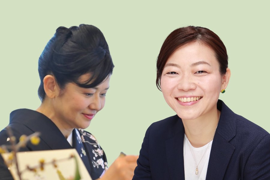 田中賀鶴代さんと中尾文香さんによるトークショー