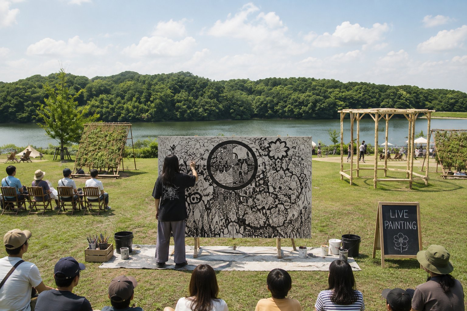 ライブペインティングの様子(写真はイメージです)