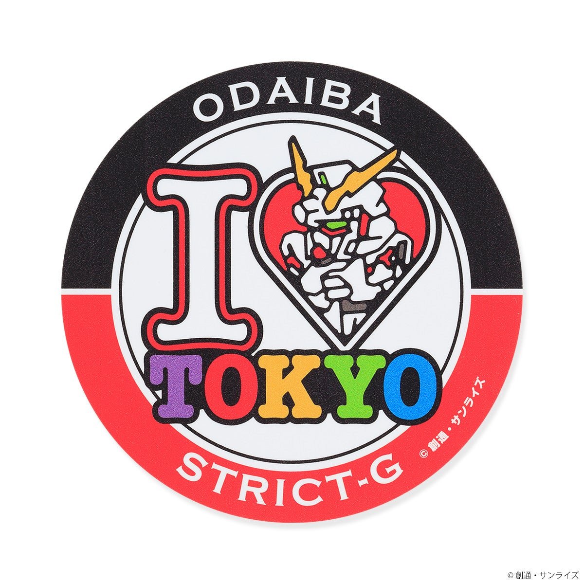 東京柄 STRICT-G ローカルステッカー お台場店限定