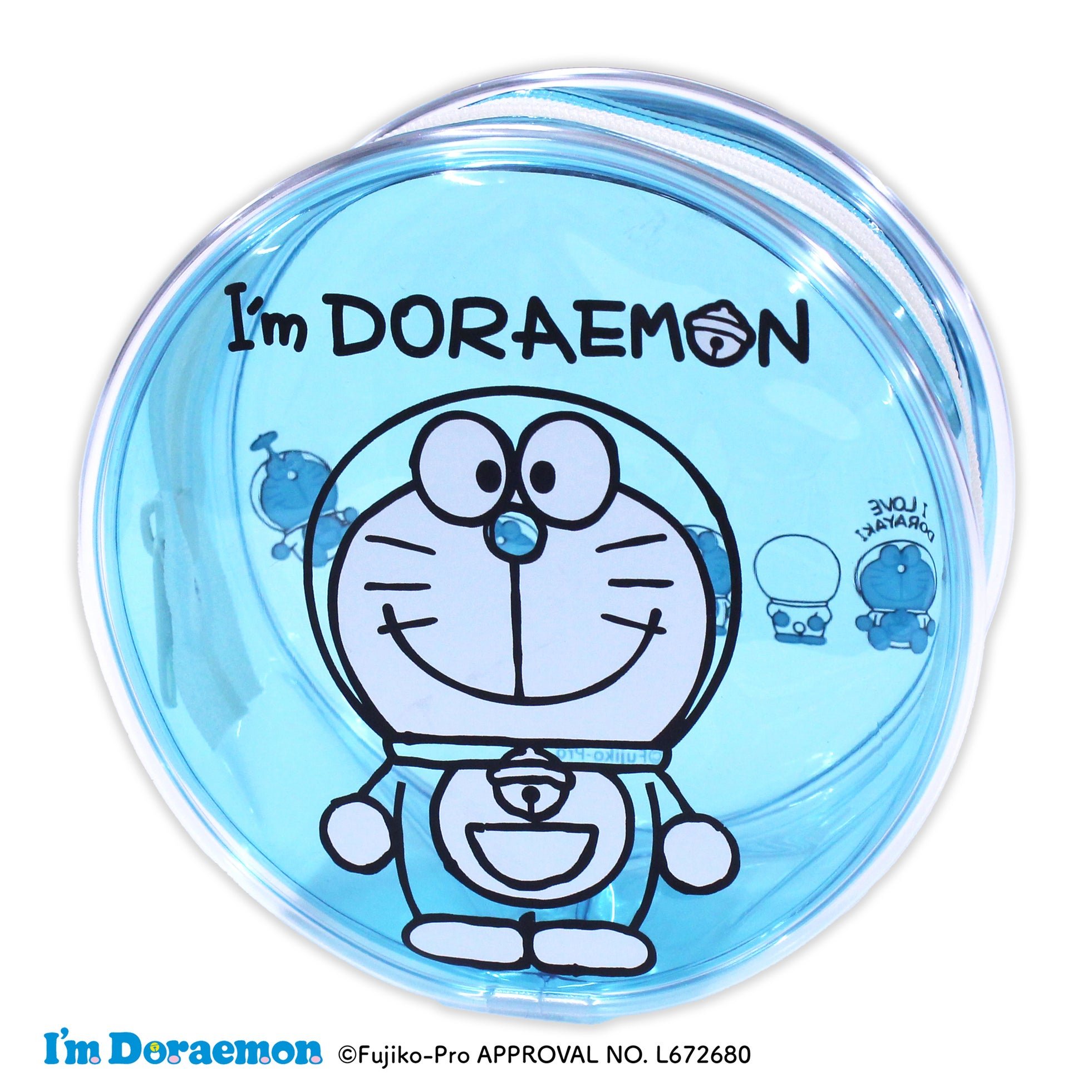 I'm Doraemon 丸型ポーチ ドラえもん デザイン