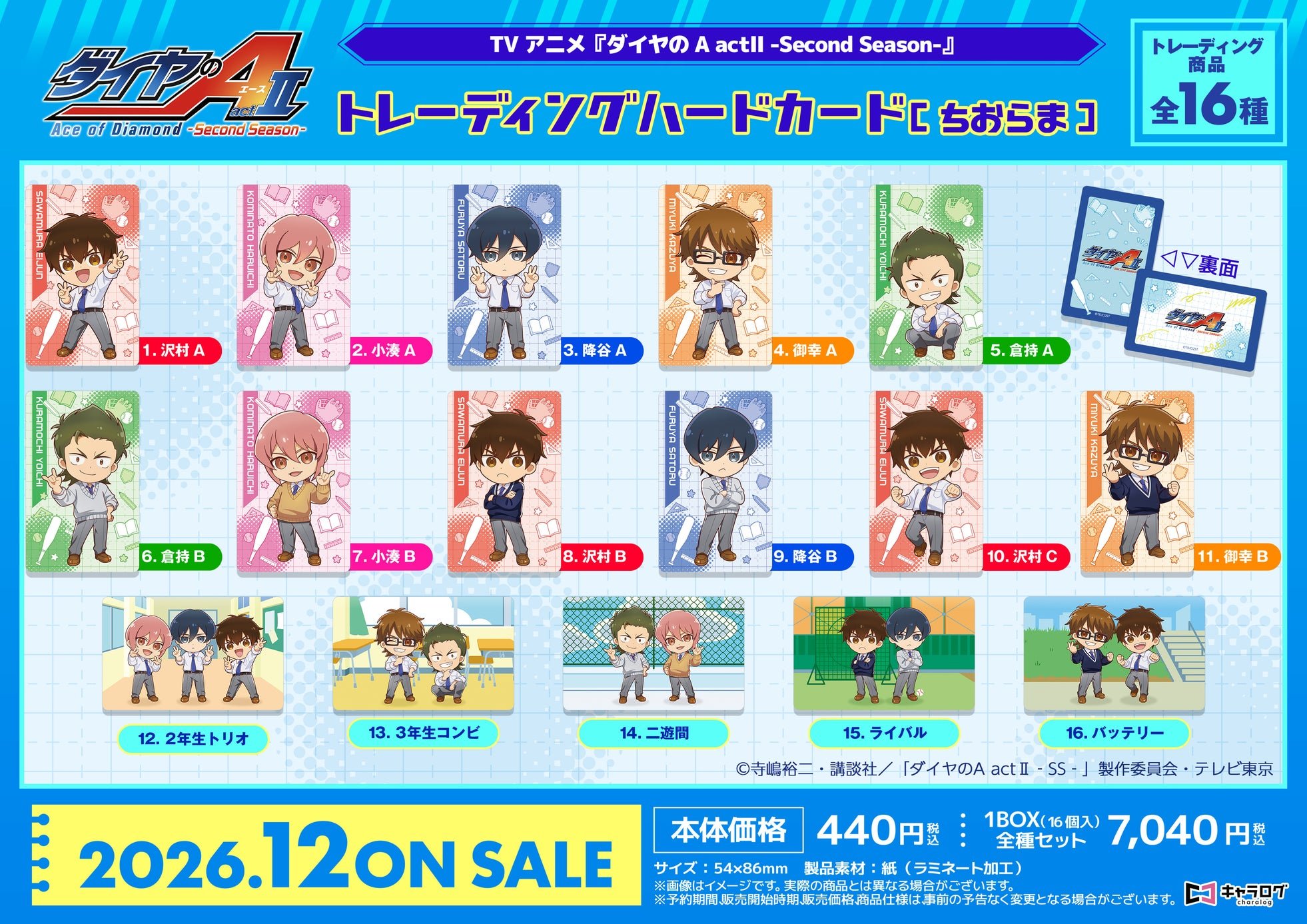 ハードカード[ちおらま] 全16種