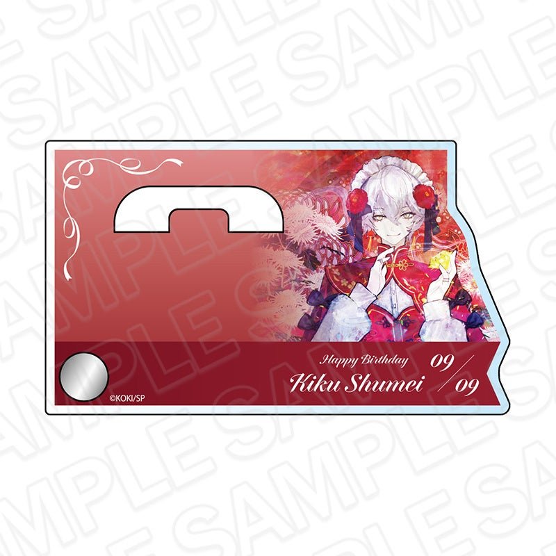 インスタントフォト風カード&カンバッジセット 菊 秋明 Birthday 2026 ver.