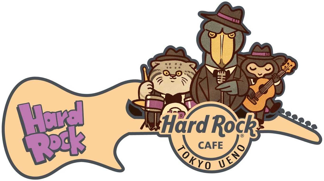 「タケウチリョースケxハードロックカフェ上野 Animal Guitar Pin」