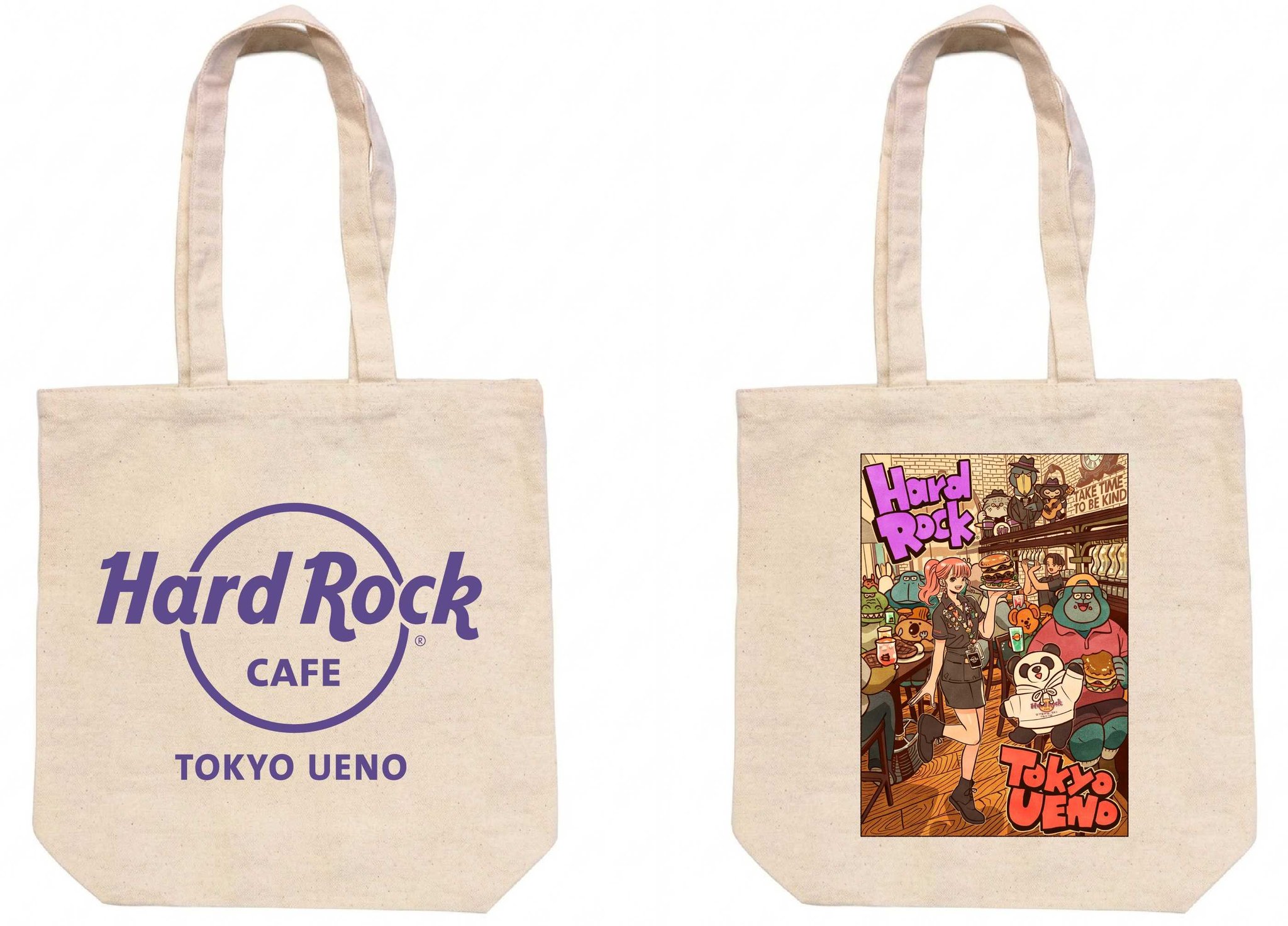 「タケウチリョースケxハードロックカフェ上野 Tote Bag」