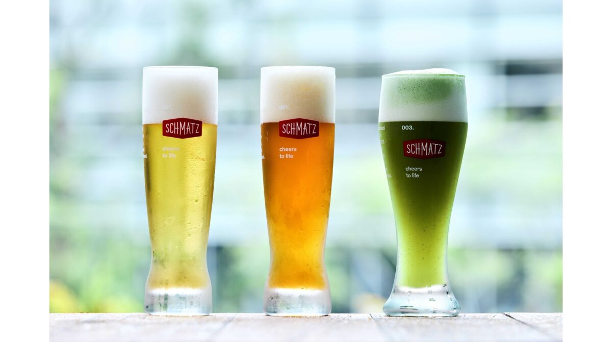 ドイツビール（ヘレス/IPA）と抹茶ビール（八女茶×ヴァイツェン）
