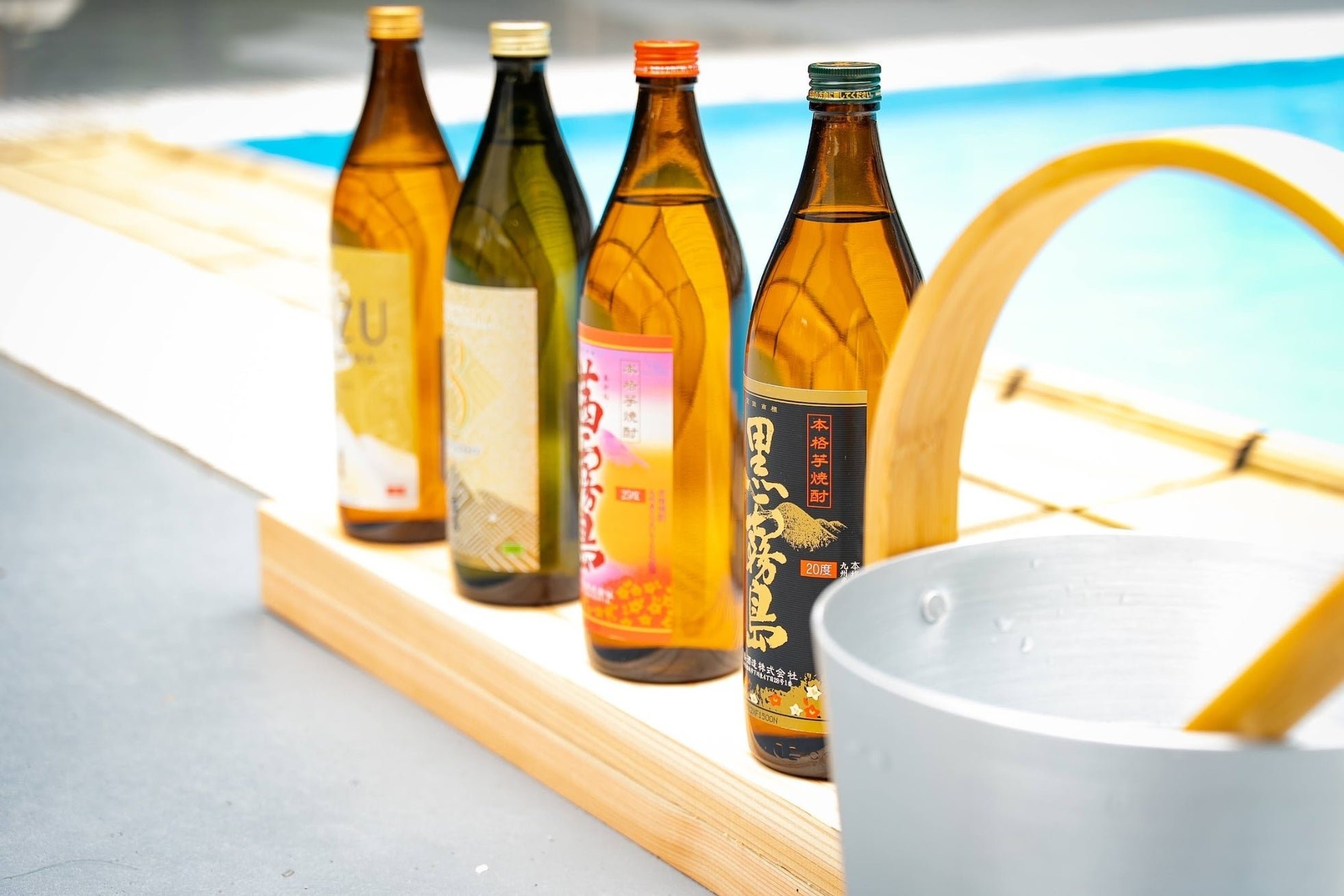 受付で選べる霧島酒造の焼酎銘柄