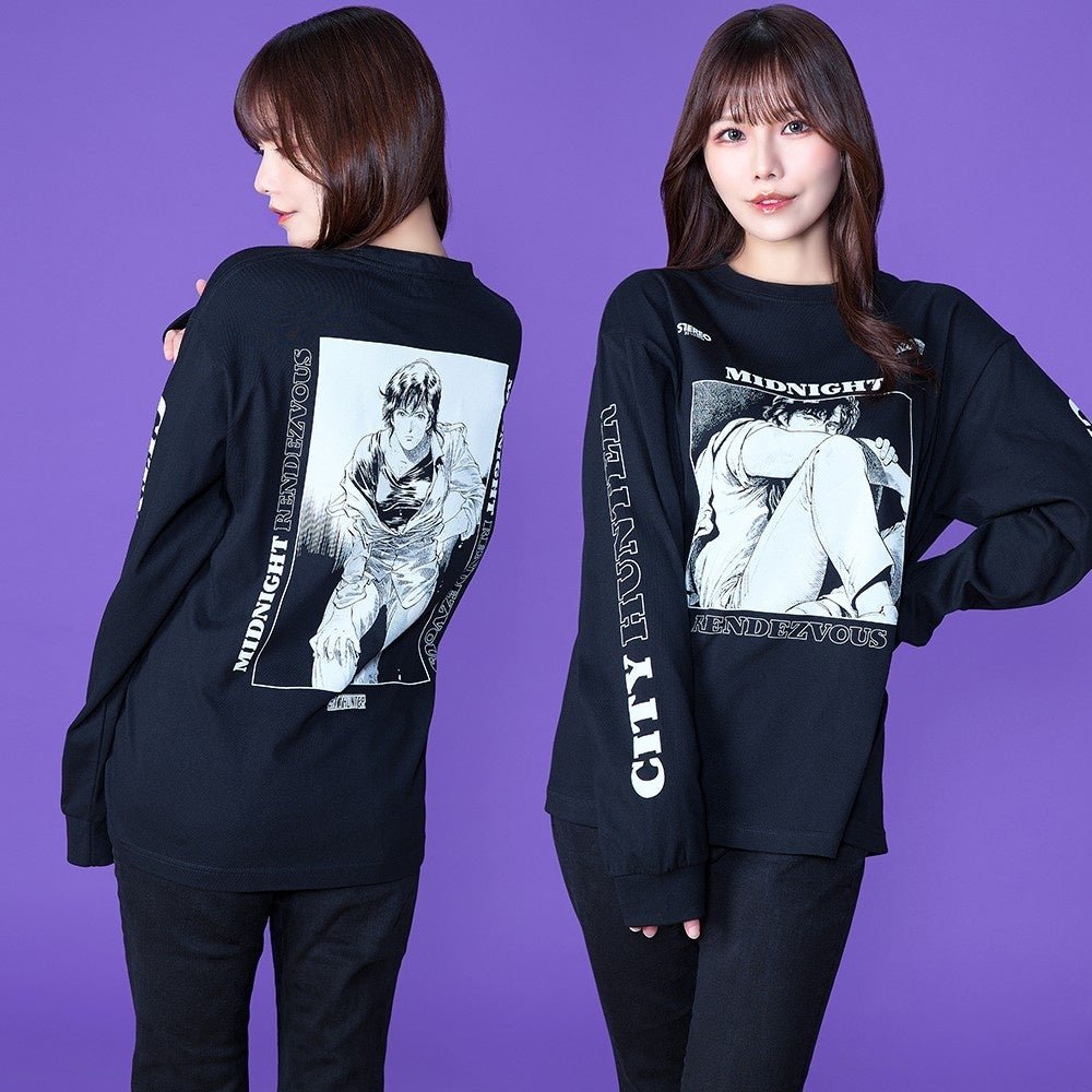 ブラック&ホワイト ロングスリーブTシャツ