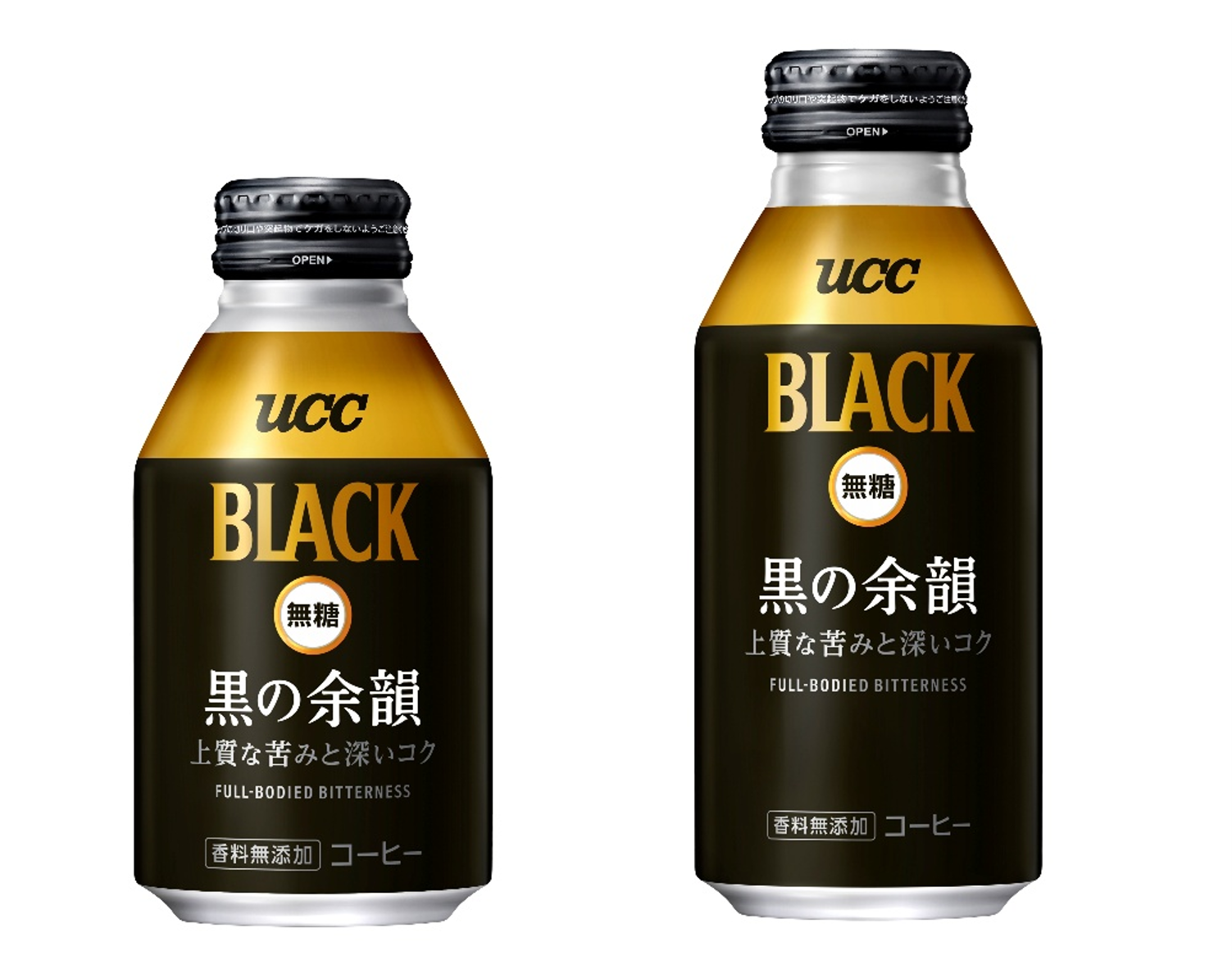 ●製品概要 『UCC BLACK無糖 黒の余韻 リキャップ缶275g』『同375g』
