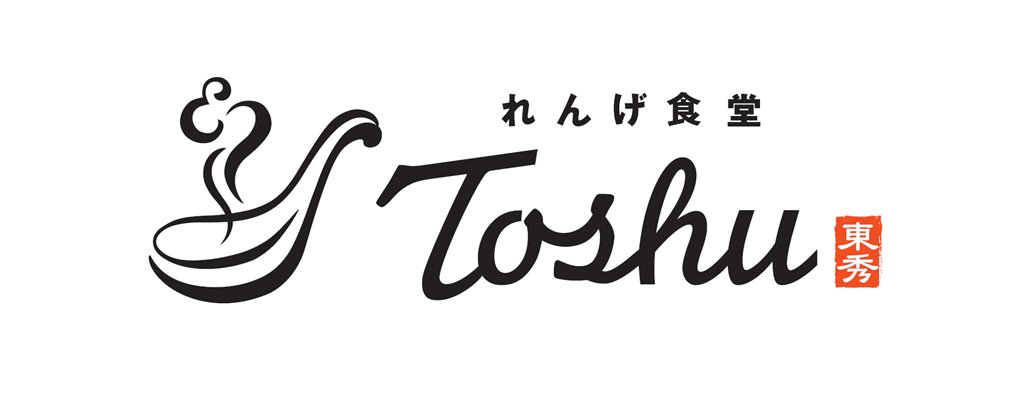 れんげ食堂Toshuのロゴと店名イラスト