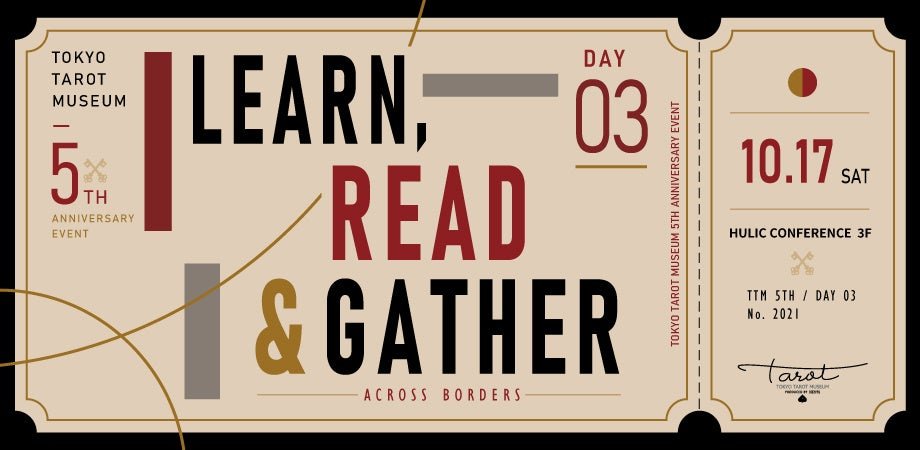 DAY3 LEARN, READ & GATHER告知