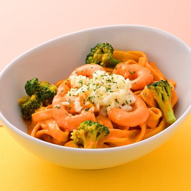 海老とモッツァレラの濃厚ビスク仕立て