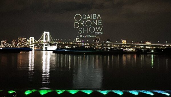 ODAIBA DRONE SHOW 2026タイトル演出