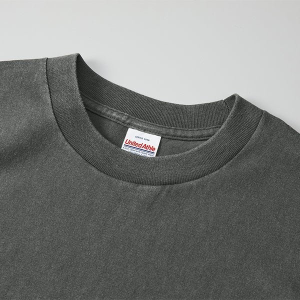 United Athle 6.2oz オープンエンド フェードウォッシュ 長袖Tシャツ（2.1インチリブ）首リブ