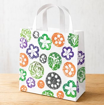 野菜のはしっこスタンプでバッグを作ろう