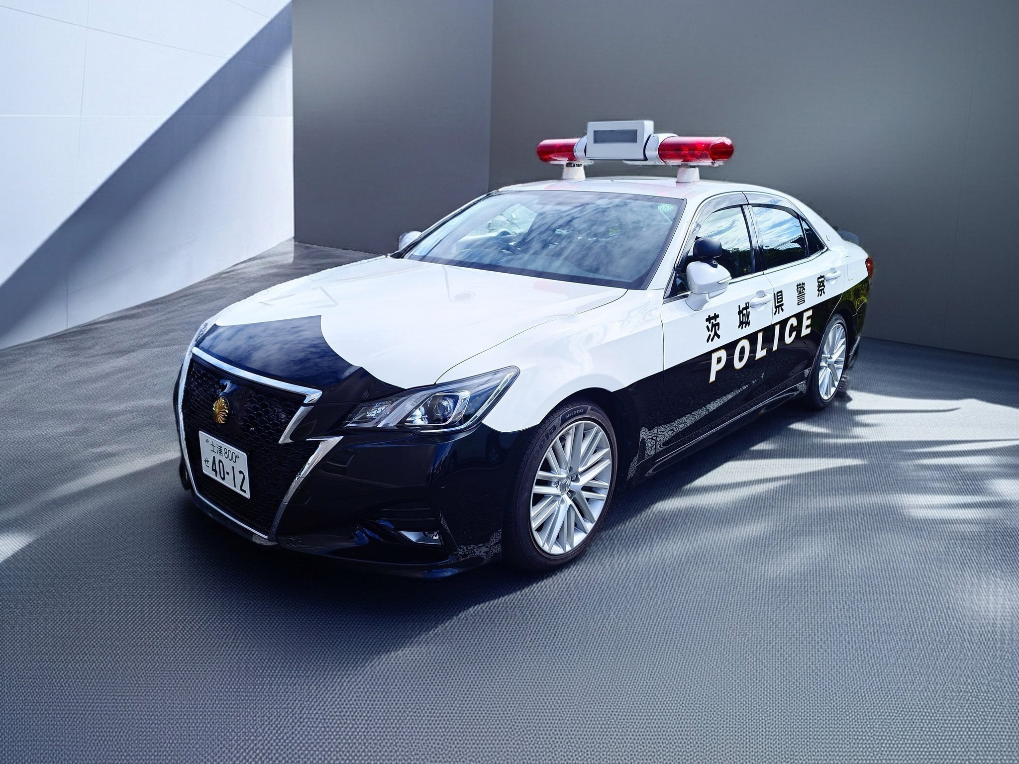 茨城県警察のパトカー(クラウン)