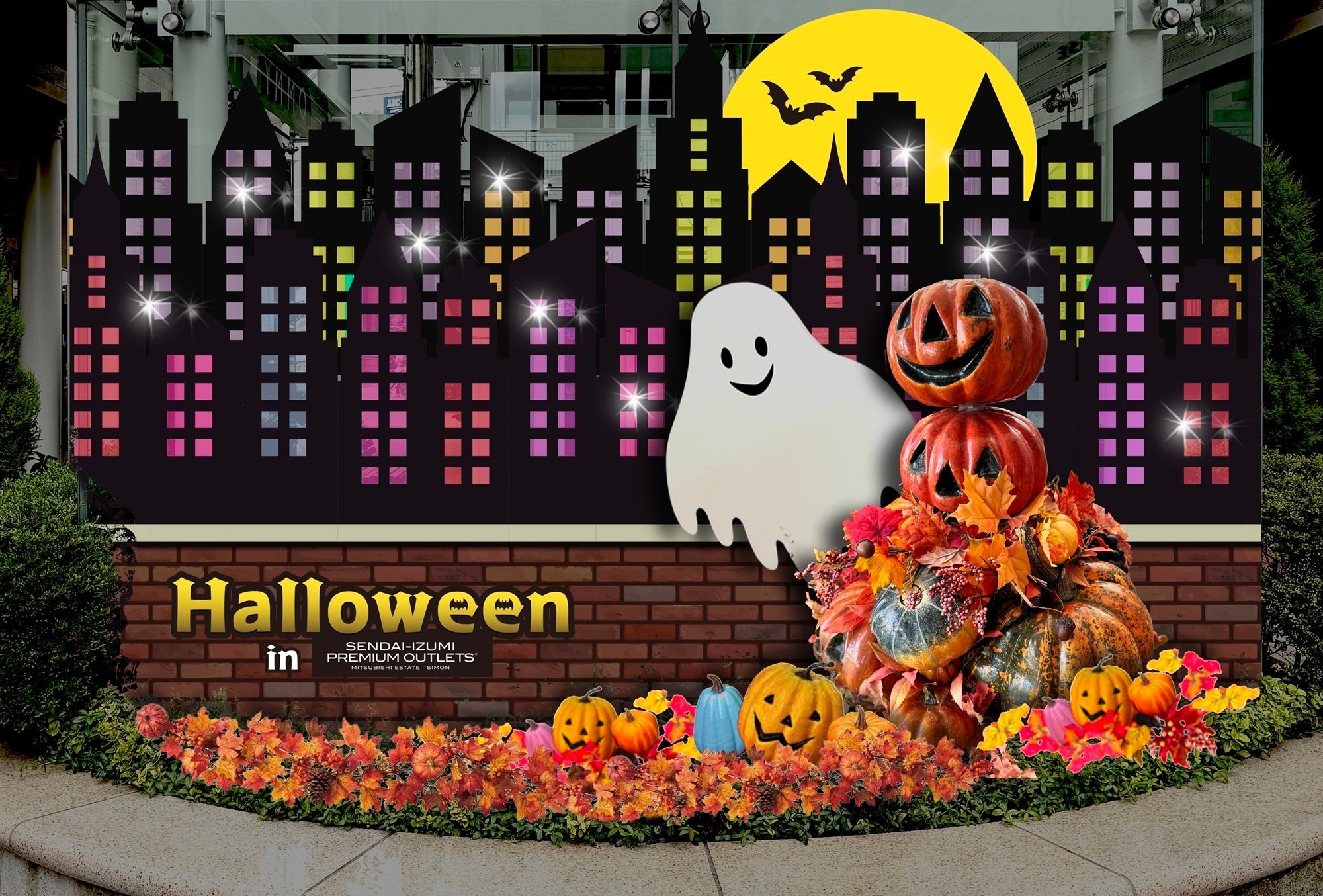 ●ニューヨークをイメージしたハロウィーン装飾 / 装飾イメージ