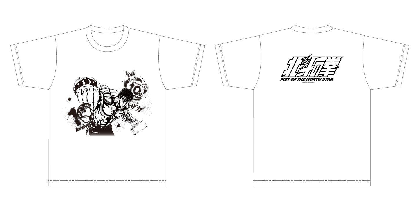 墨絵風コラボTシャツ