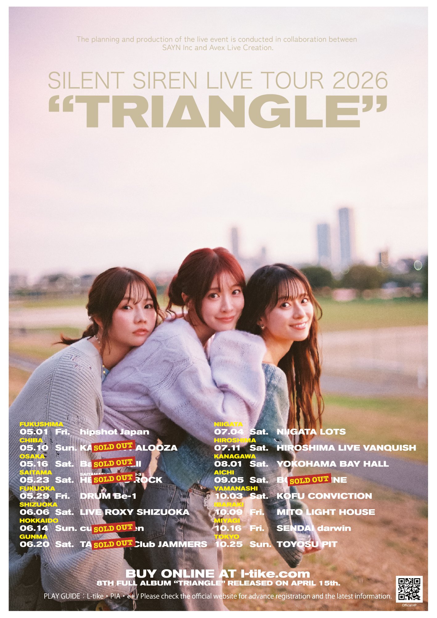 SILENT SIREN LIVE TOUR 2026 “TRIANGLE”