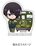 ミニキャラアクリルスタンド 〇〇のはなしver.（組み立てイメージ）