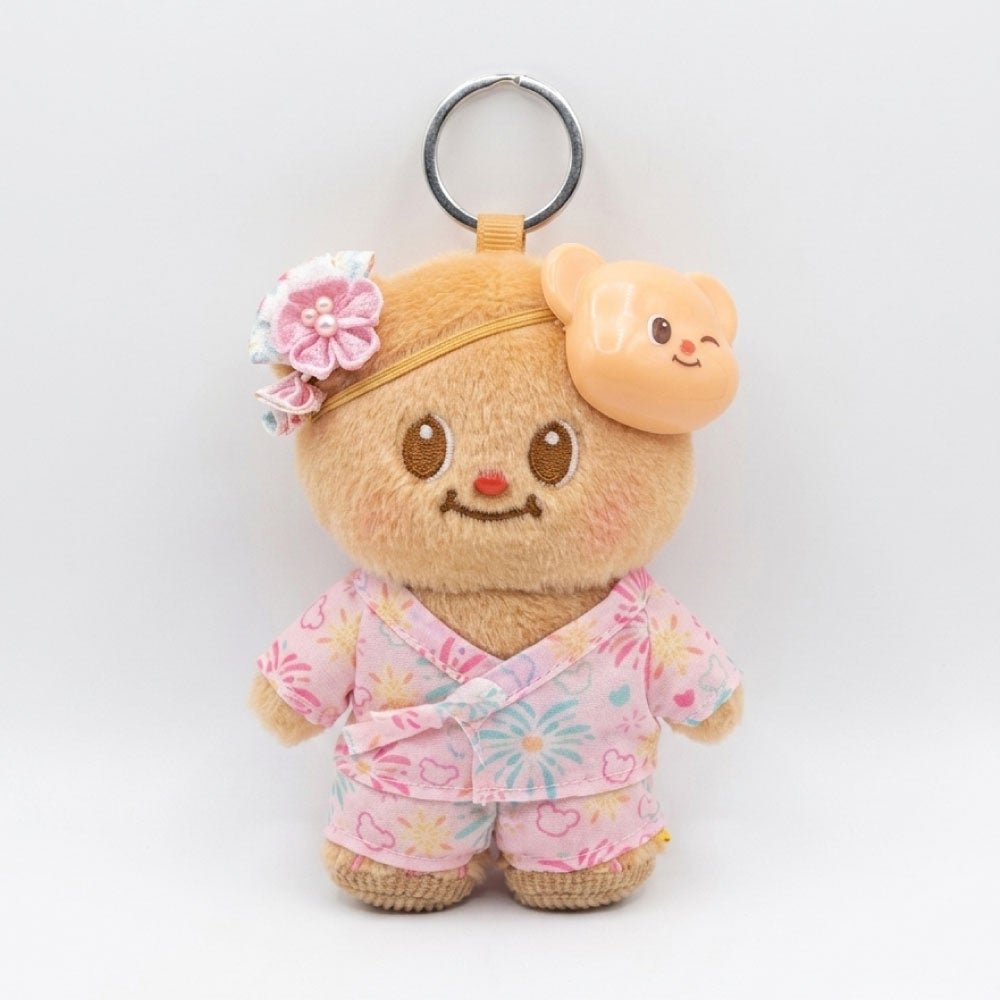 バターベア 浴衣ぬいぐるみキーホルダー