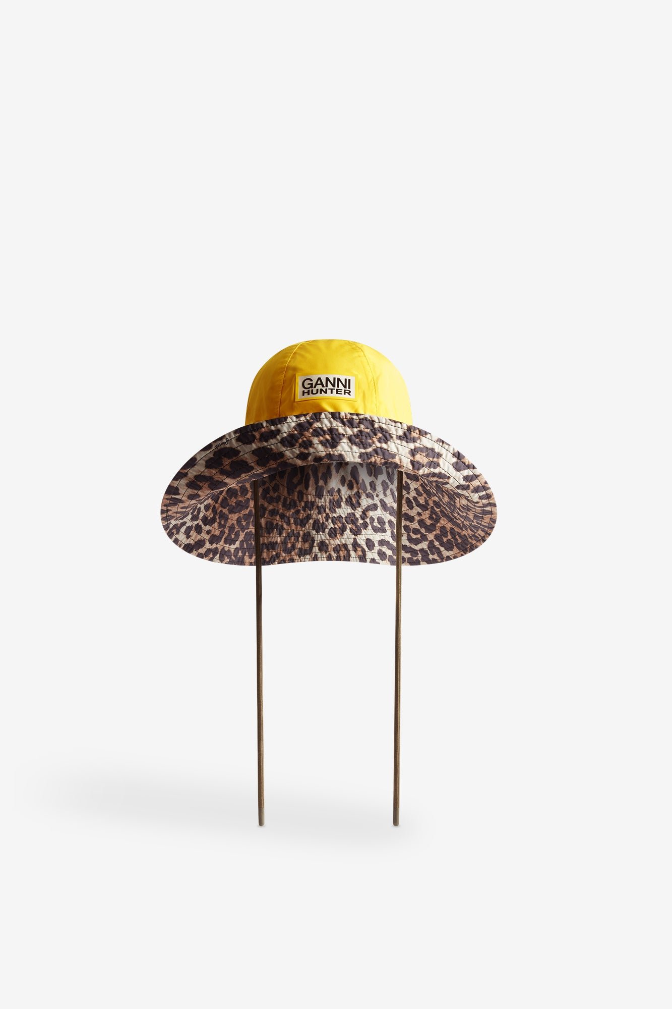 GANNI X HUNTER WATERPROOF BUCKET HAT LEMON