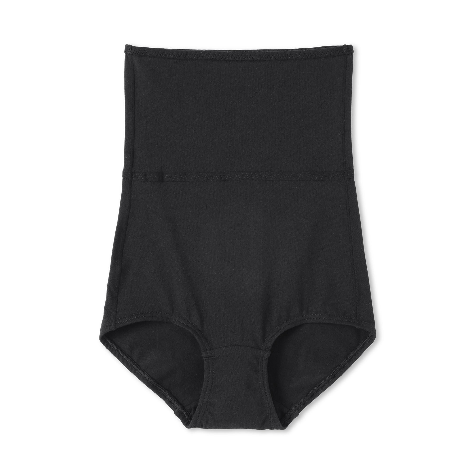 婦人 足なり直角 あったか綿 ラインケーブル靴下／リブ編みハイソックス（ウール入り）