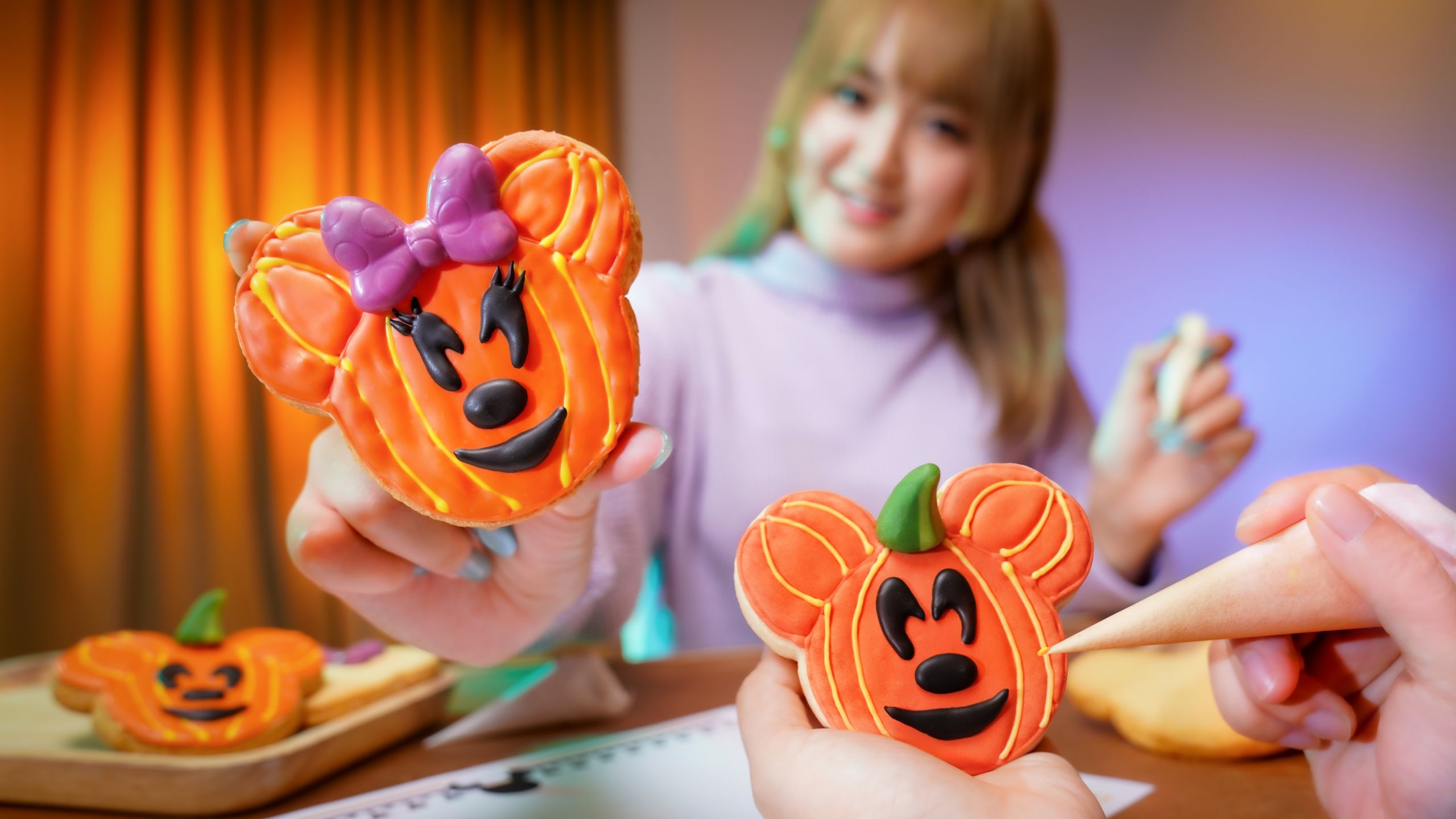 ディズニー・デリシャス・デコレーション・クラスのハロウィーンの飾り付け体験