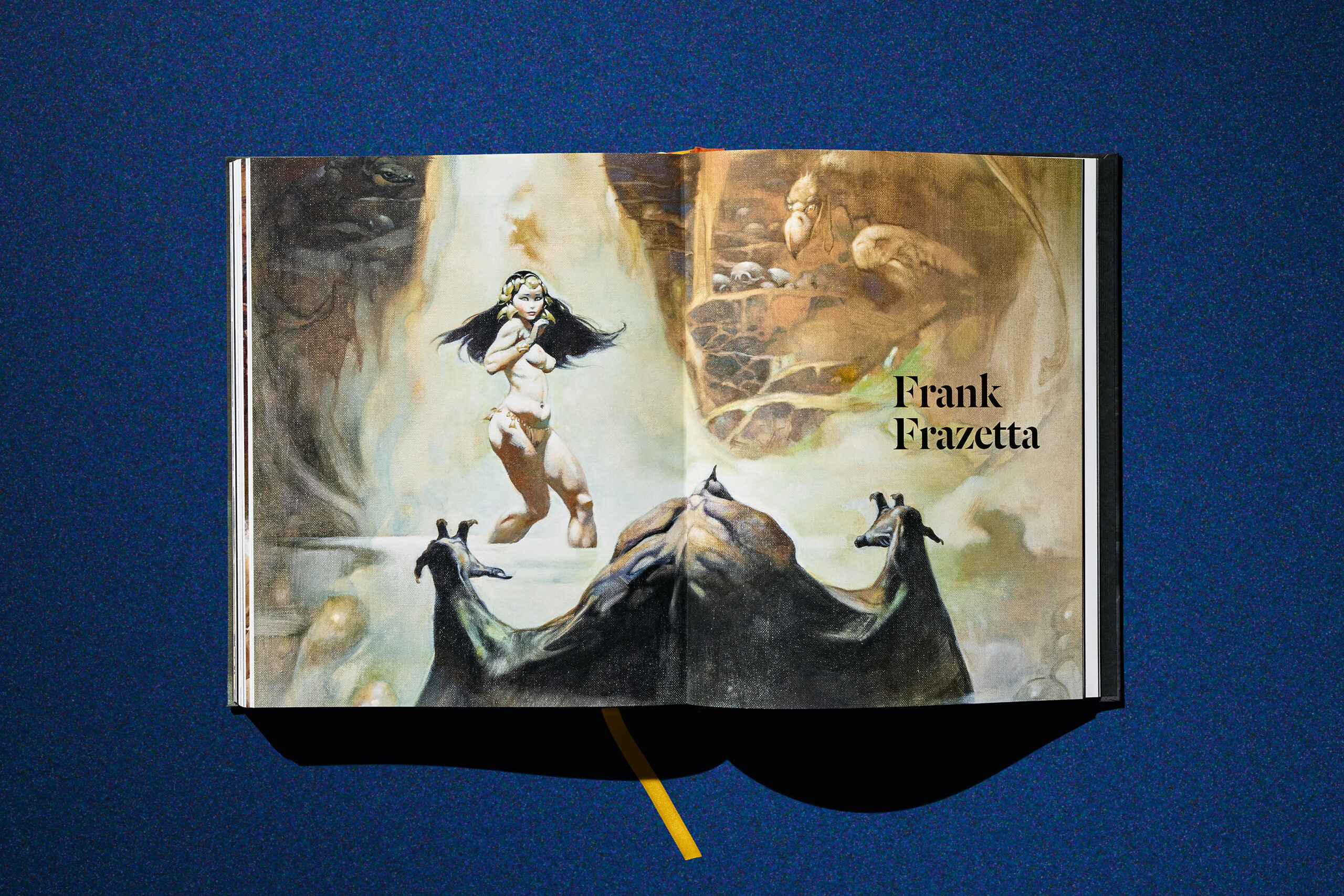 TASCHEN公式図録・ファンタジー絵画を大きく掲載した見開き