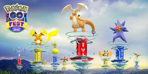 Pokémon GO Fest 2026 メガフィナーレ キービジュアル