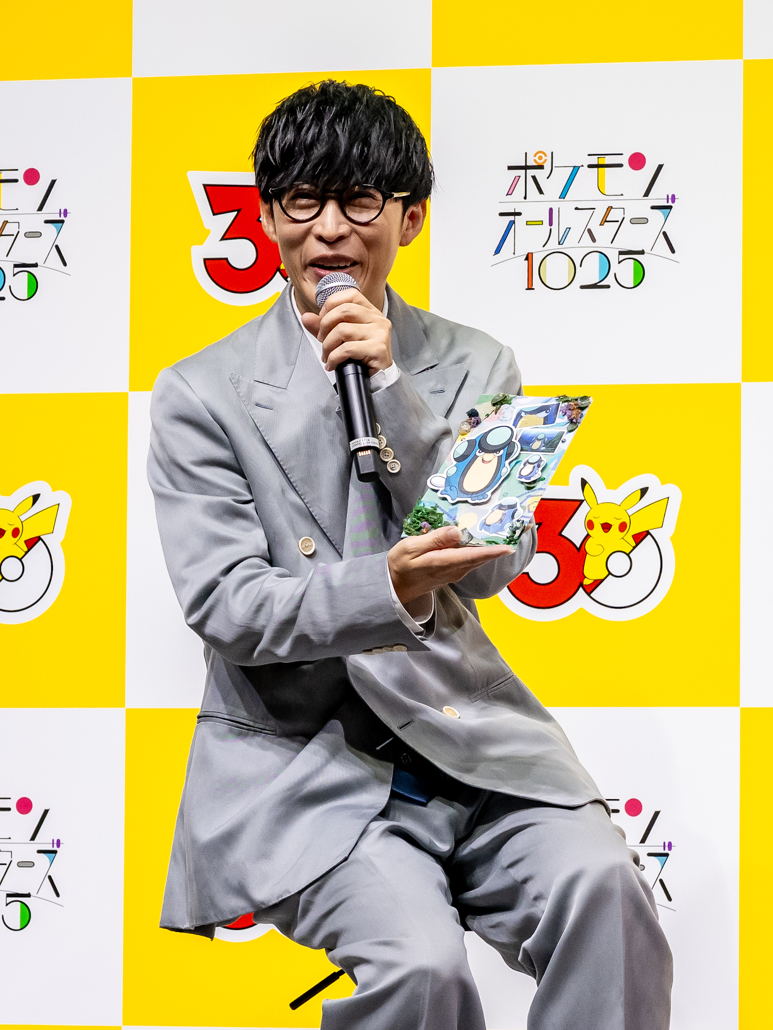 ポケモン「ポケモンオールスターズ 1025」ミュージックビデオ公開記念発表会　オーイシマサヨシ　ガマガル