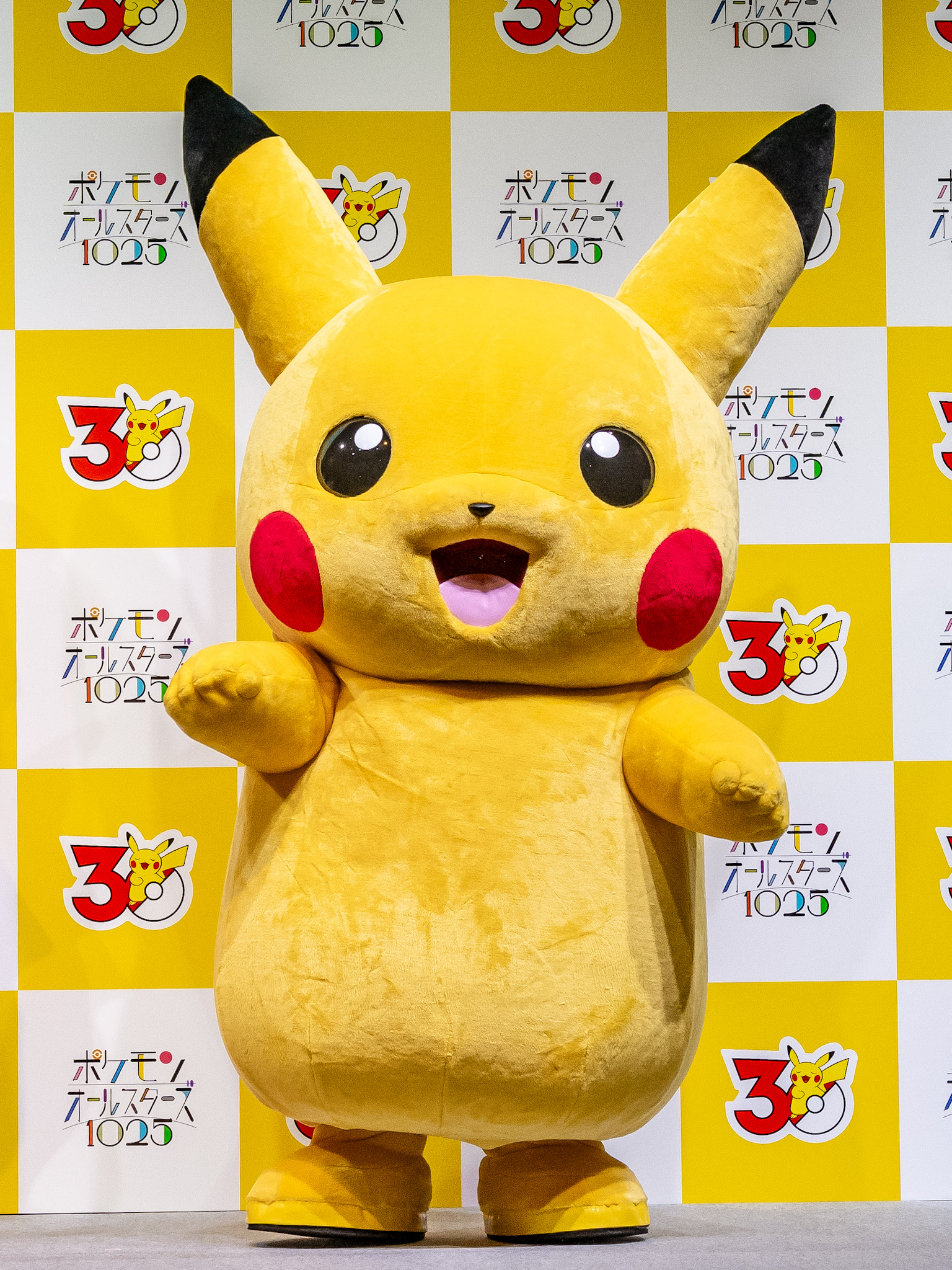 ポケモン「ポケモンオールスターズ 1025」ミュージックビデオ公開記念発表会　ピカチュウ