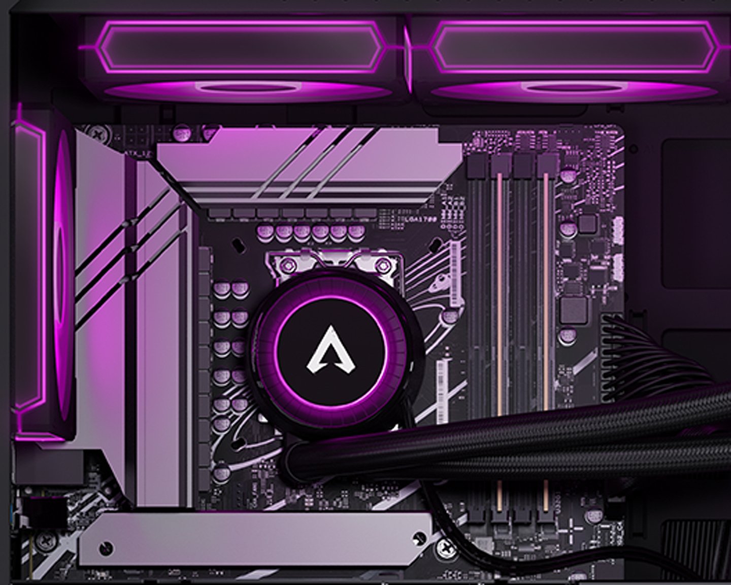 Apex Sigile 水冷ヘッドシート パープル