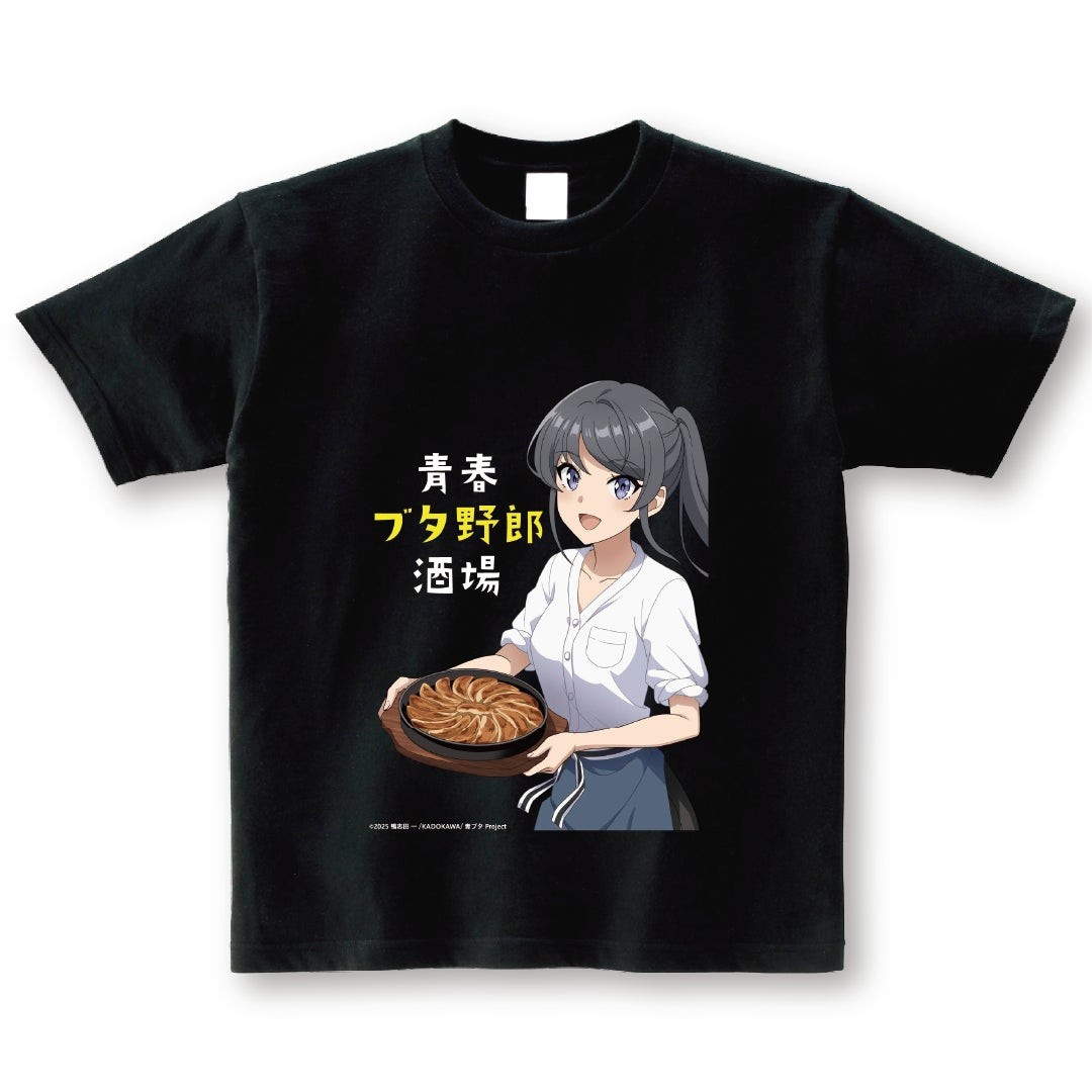 『青春ブタ野郎酒場桜島麻衣Tシャツ』