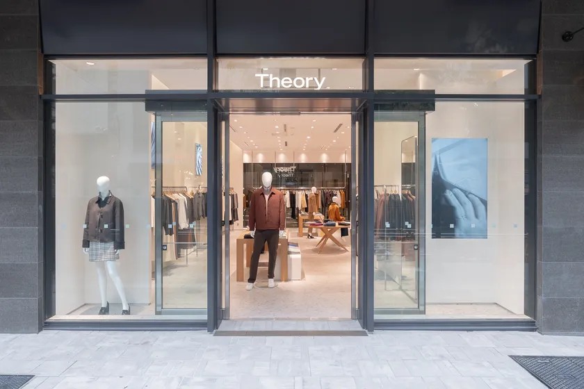 Theory 自由が丘ミューズスクエア店の外観